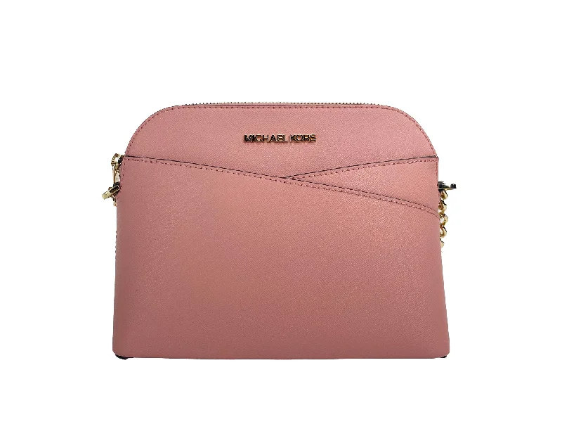 Seasonal Clearance Bags For Summer Michael Kors Jet Set Medium Primrose Saffiano Leather X Dome Crossbody Bag Purse