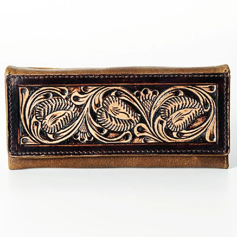 Bold Fashionistas American Darling Brown Tooled Wallet