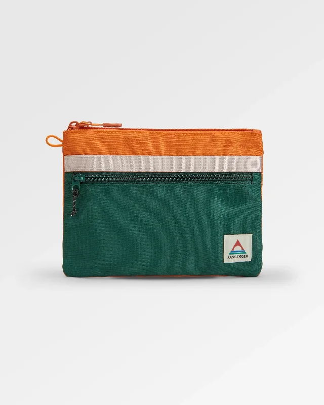 Bags For Personalized Gifts Essentials Recycled Pouch - Rain Forest Orange Multi