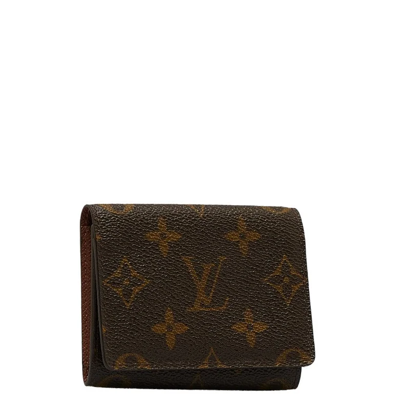 Stupidly Low Prices Louis Vuitton Monogram Amverop Cult du Visit Cardcase M62920 Brown PVC Leather Ladies Louis Vuitton
