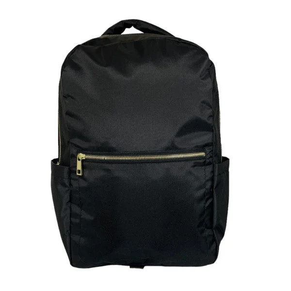 Luxurious Bags With Limited-Time Offers MINT Medium Backpack Black Brass with pocket