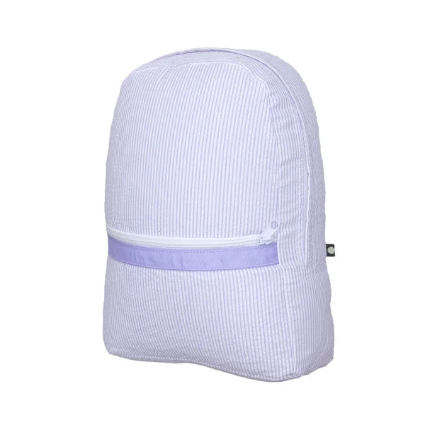 Limited-Time Offer On Trendy Bags MINT Medium Backpack Lilac Seersucker