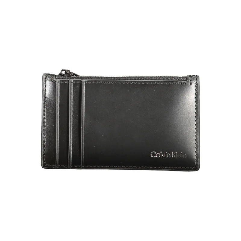 Office Professionals Calvin Klein Black Leather Wallet
