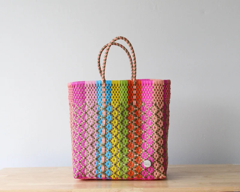 Affordable Bags For Budget Shoppers Colorful Tote Bag by MexiMexi