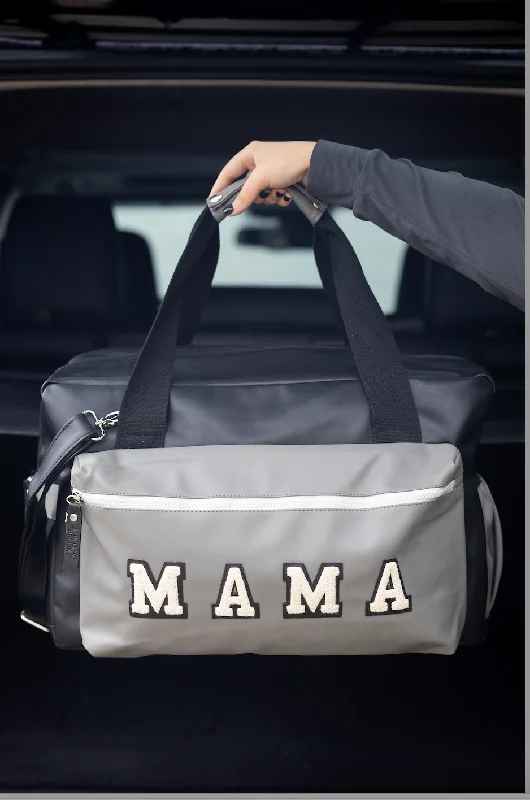 Bags For Minimalist And Functional Design Duffle Bag MAMA - ROXI - Custom Color Block (Midnight/Charcoal) Bags For Minimalist And Functional Design Duffle Bag MAMA - ROXI - Custom Color Block (Midnight/Charcoal)