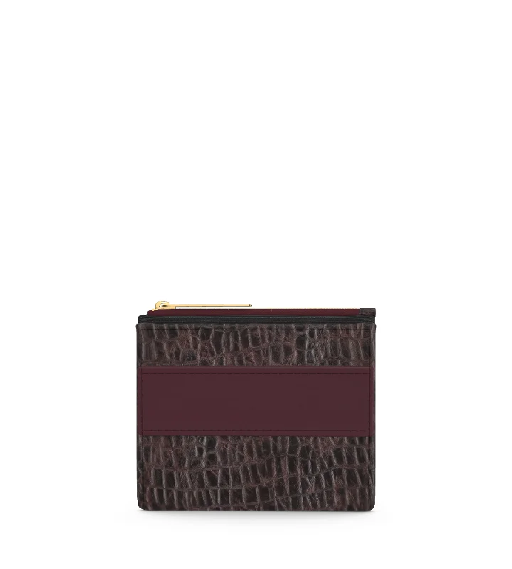 Croco Burgundy/Oxblood