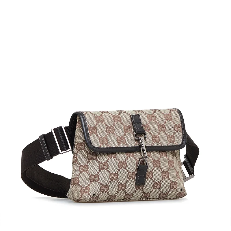 Chic Bags For Office Professionals And Urban Dwellers Gucci GG Canvas Jackie Belt Bag (SHG-ccWQz1)
