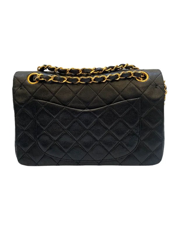 Holiday Gift Bags For Christmas Chanel vintage black Timeless flap bag