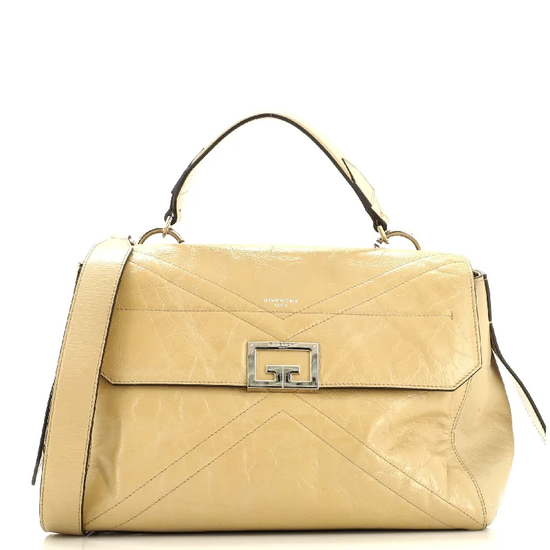 Bag Deals ID Flap Bag Crinkled Glazed Leather Medium