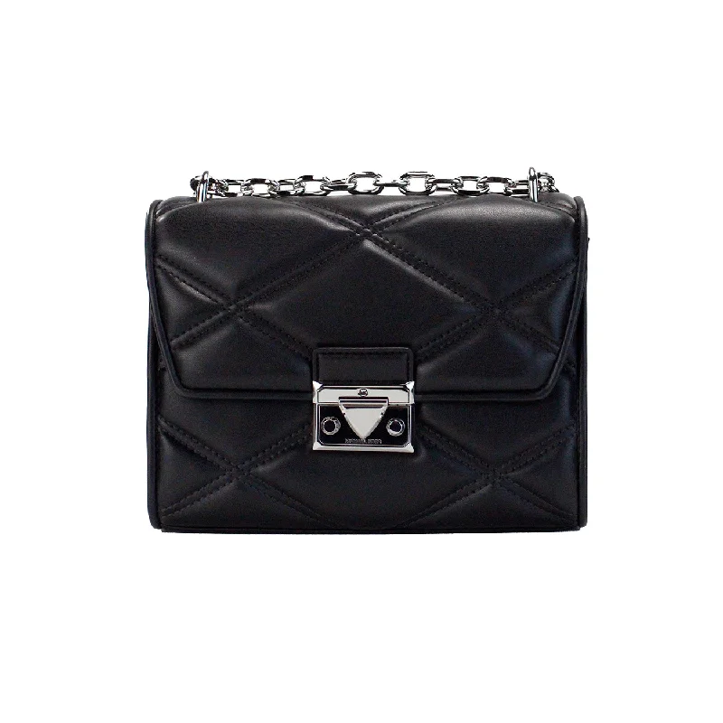 Designer Bags For Luxury Collectors Michael Kors Serena Medium  Diamond Quilted Faux Leather Flap Shoulder Women's Bag